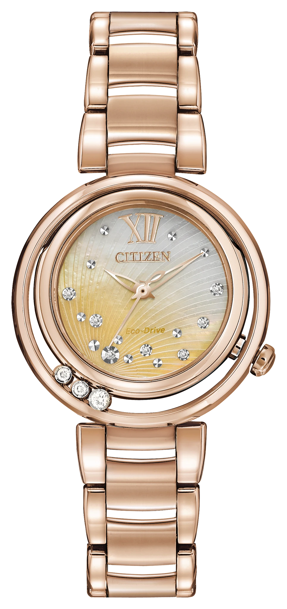 L Sunrise Solitaire - Ladies Pearl Dial EM0323-51N Watch | CITIZEN